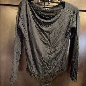 NWOT Paige Off Shoulder Bodysuit Black M